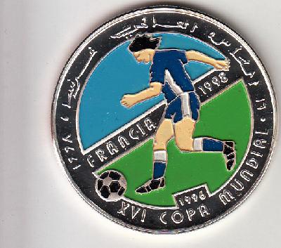 Beschrijving: 500 Pesetas SOCCER 98 Coloured